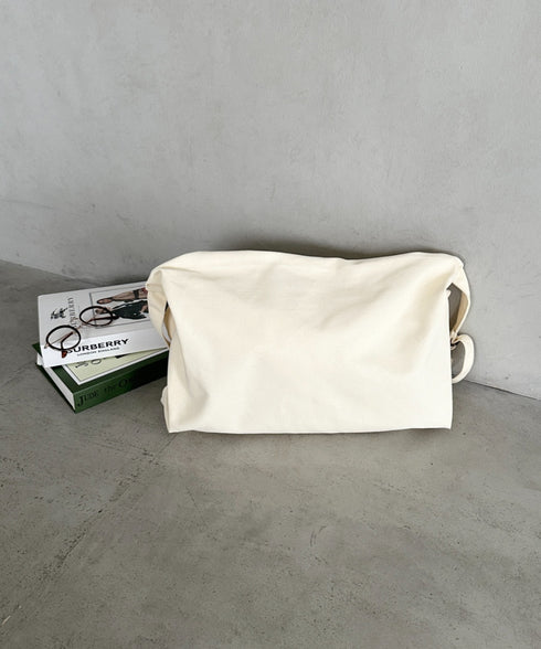 ダブルベルトキャンバス2WAYショルダーバッグ | WR1256017 | アイボリー