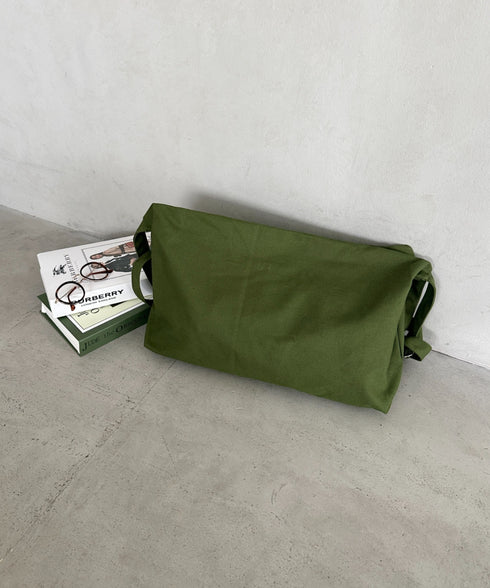 ダブルベルトキャンバス2WAYショルダーバッグ | WR1256017 | カーキ