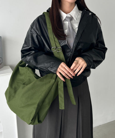 ダブルベルトキャンバス2WAYショルダーバッグ | WR1256017 | カーキ