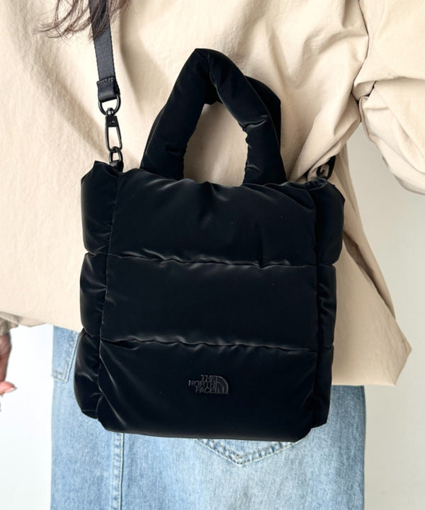THE NORTH FACE(ザ・ノースフェイス)/2WAY ミニ ショルダー パデット トートバッグ /PLUMPY TOTE BAG MINI | IM1253076 | ブラック