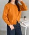 ダブルジップニットトップス | CL2256047 | オレンジ