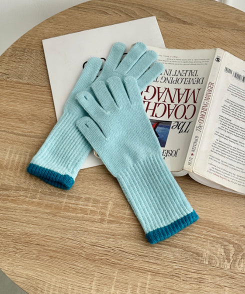 【スマホ対応】バイカラーロンググローブ | SL6254008 | ライトブルー