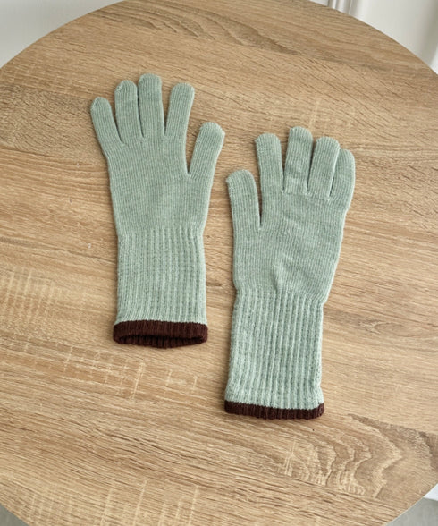 【スマホ対応】バイカラーロンググローブ | SL6254008 | ミント