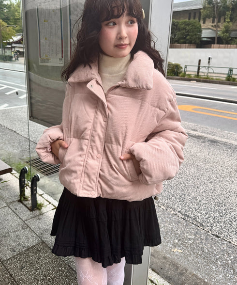 中綿コーデュロイショートダウンジャケット | SL2254006 | ピンク