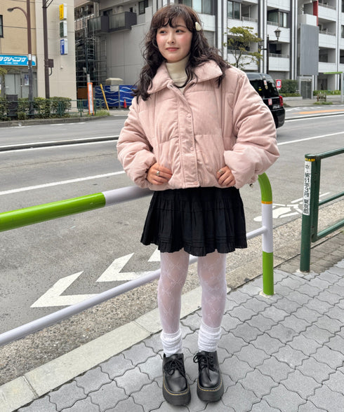 中綿コーデュロイショートダウンジャケット | SL2254006 | ピンク