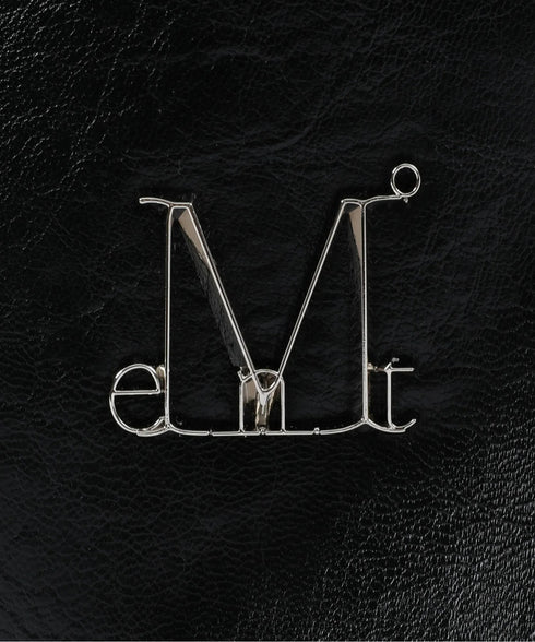 MUCENT(ムセント)/A4サイズ対応 軽量 ショルダーバッグ ポーチ付き/ECLAT METAL LOGO CROSS BAG | AT1253082 | ブラック