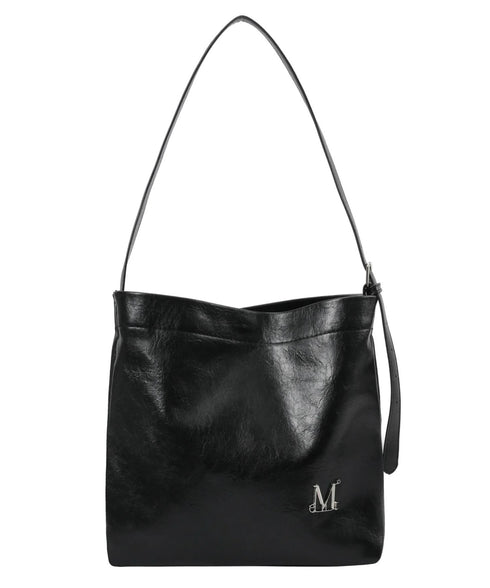 MUCENT(ムセント)/A4サイズ対応 軽量 ショルダーバッグ ポーチ付き/ECLAT METAL LOGO CROSS BAG | AT1253082 | ブラック