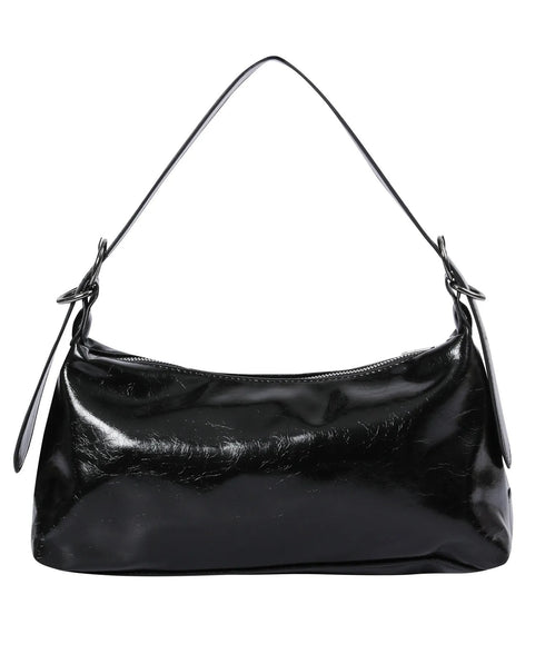 MUCENT(ムセント)/2WAY ショルダー クロスバッグ/BARB METAL LOGO 2-WAY EYELET CROSS BAG | AT1253083 | ブラック