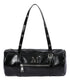 MUCENT(ムセント)/軽量 ミニ メタルロゴ ショルダーバッグ/NOX METAL LOGO EYELET STRAP SHOULDER BAG | AT1253084 | ブラック