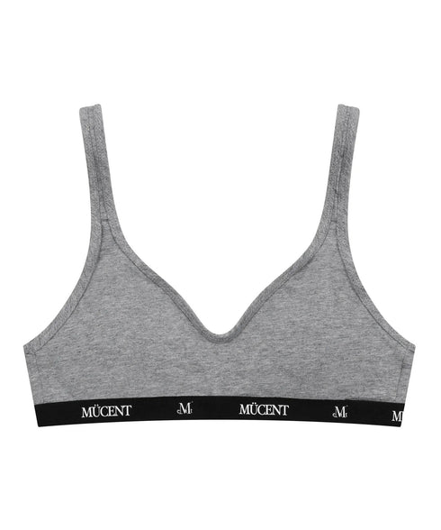 MUCENT(ムセント)/ノンワイヤー ブラ&ショーツ 上下 セット/AUREN NO-WIRE OUT BAND BRALETTE PANTY SET | AT2253088 | グレー