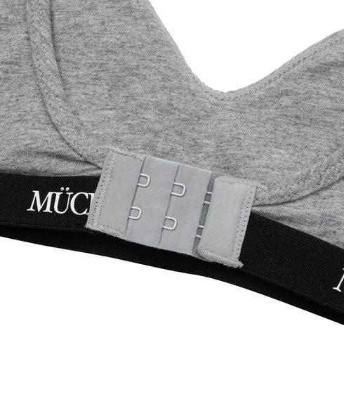 MUCENT(ムセント)/ノンワイヤー ブラ&ショーツ 上下 セット/AUREN NO-WIRE OUT BAND BRALETTE PANTY SET | AT2253088 | グレー