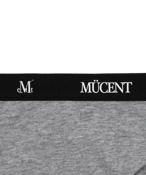 MUCENT(ムセント)/ノンワイヤー ブラ&ショーツ 上下 セット/AUREN NO-WIRE OUT BAND BRALETTE PANTY SET | AT2253088 | グレー