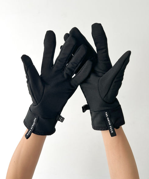 THE NORTH FACE(ザ・ノースフェイス)/MERINO INNER GLOVE/スマホ対応 スマートタッチ グローブ 五本指 手袋 | IM6253089 | ブラック