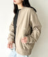 THE NORTH FACE(ザ・ノースフェイス)/軽量 ワンポイントロゴ ジャケット ノーカラーブルゾン/M'S STUD BOMBER | IM2253078 | ダークベージュ