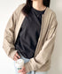 THE NORTH FACE(ザ・ノースフェイス)/軽量 ワンポイントロゴ ジャケット ノーカラーブルゾン/M'S STUD BOMBER | IM2253078 | ダークベージュ