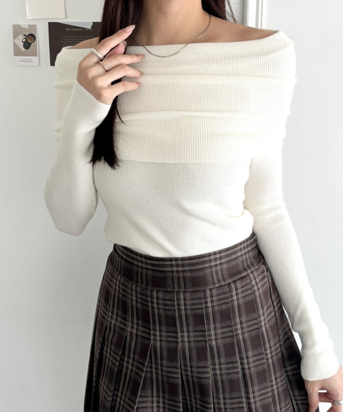 オフショルニットトップス | WR2253029 | ホワイト