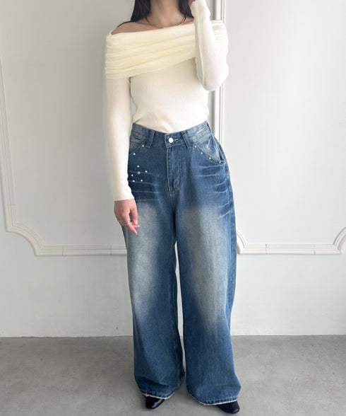 オフショルニットトップス | WR2253029 | アイボリー