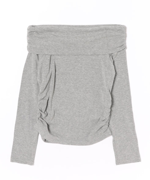 ドレープオフショルトップス | BA2253022 | グレー