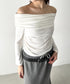 ドレープオフショルトップス | BA2253022 | ホワイト
