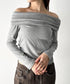 ドレープオフショルトップス | BA2253022 | グレー