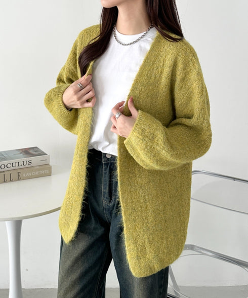 オーバーサイズコクーンニットカーディガン | CL2256051 | グリーン