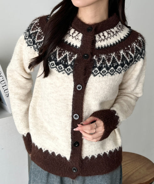 ノルディックニットカーディガン | CL2254005 | アイボリー