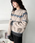 ノルディックニットトップス | CL2254006 | ベージュ