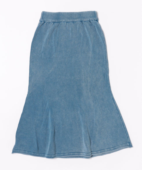 メランジニットロングスカート | BA2256047 | ブルー