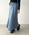 メランジニットロングスカート | BA2256047 | ブルー