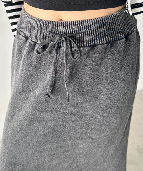 メランジニットロングスカート | BA2256047 | グレー