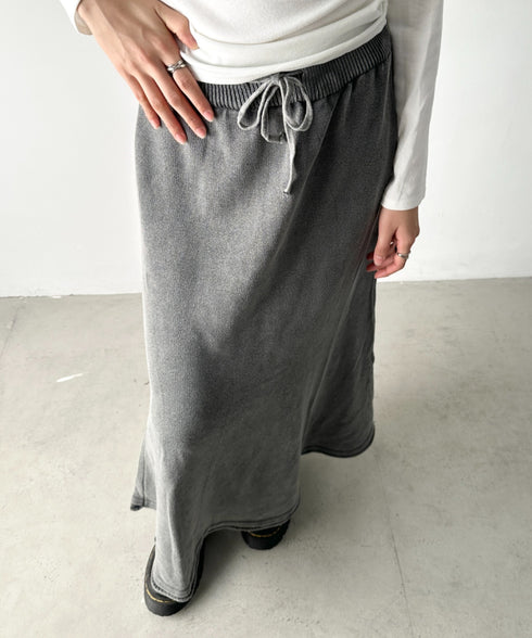 メランジニットロングスカート | BA2256047 | グレー