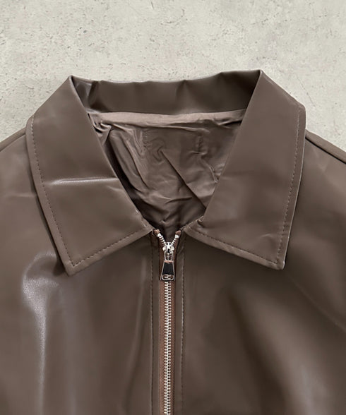 PUミドルブルゾン | BA2253030 | ブラウン