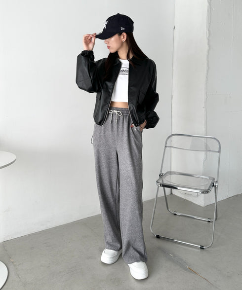 ワイドストレートスウェットパンツ | CL2256068 | グレー
