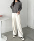 ワイドストレートスウェットパンツ | CL2256068 | アイボリー