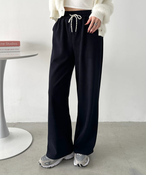 ワイドストレートスウェットパンツ | CL2256068 | ネイビー