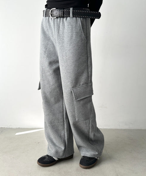 カーゴスウェットワイドパンツ | BA2256049 | グレー