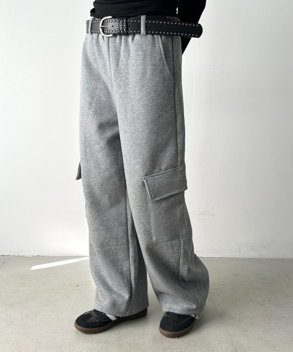 カーゴスウェットワイドパンツ | BA2256049 | グレー