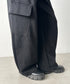 カーゴスウェットワイドパンツ | BA2256049 | ブラック
