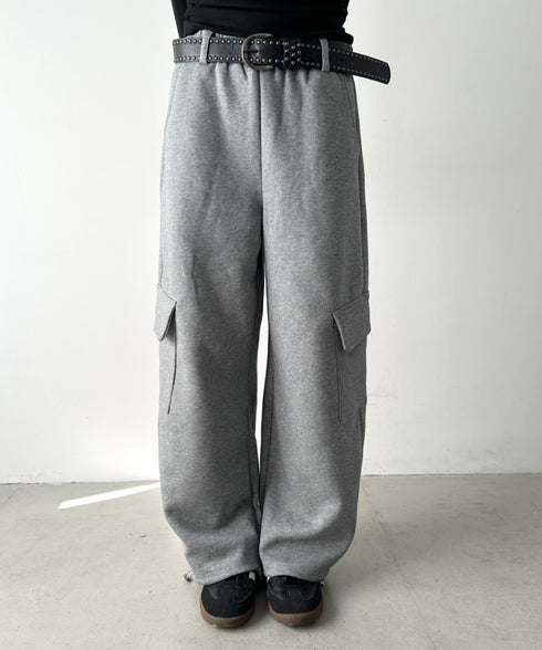 カーゴスウェットワイドパンツ | BA2256049 | グレー