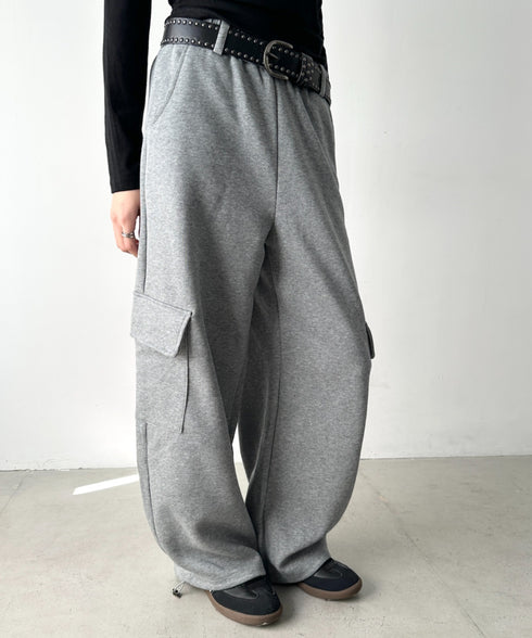 カーゴスウェットワイドパンツ | BA2256049 | グレー