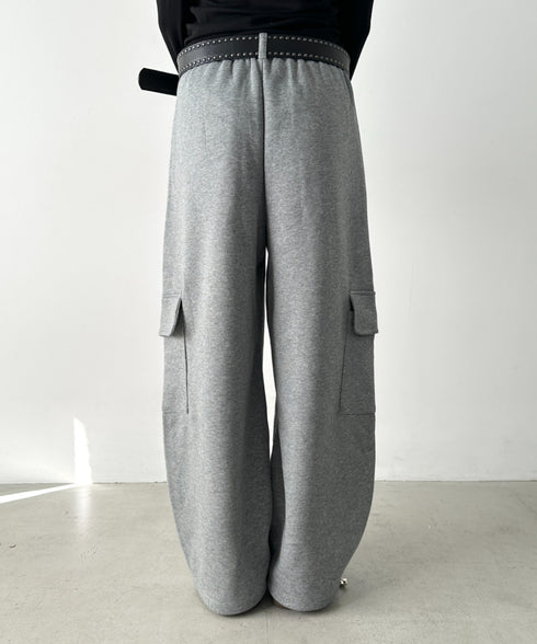 カーゴスウェットワイドパンツ | BA2256049 | グレー