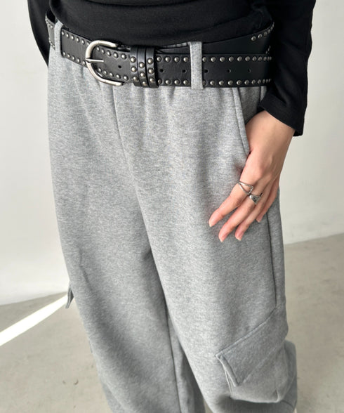 カーゴスウェットワイドパンツ | BA2256049 | グレー