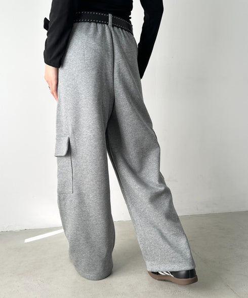 カーゴスウェットワイドパンツ | BA2256049 | グレー