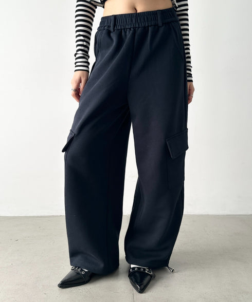 カーゴスウェットワイドパンツ | BA2256049 | ネイビー