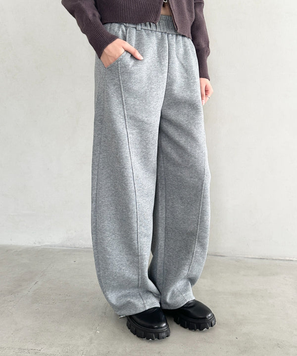 スウェットワイドカーブパンツ | BA2256050 | グレー