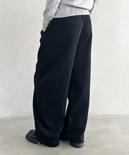 スウェットワイドカーブパンツ | BA2256050 | ブラック