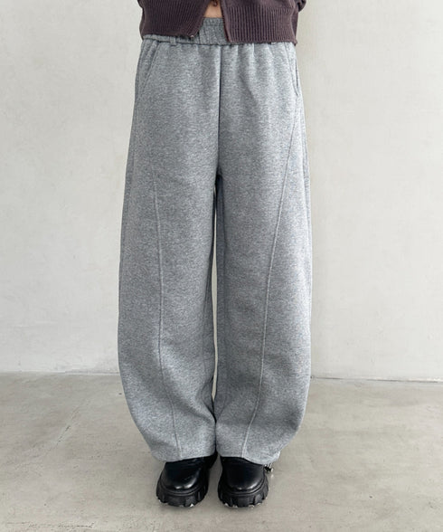 スウェットワイドカーブパンツ | BA2256050 | グレー