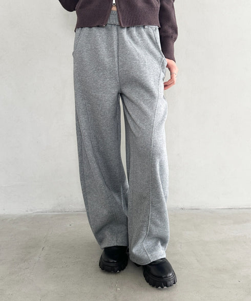 スウェットワイドカーブパンツ | BA2256050 | グレー