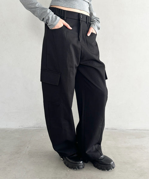 ポケットマルチワイドカーゴパンツ | BA2256051 | ブラック