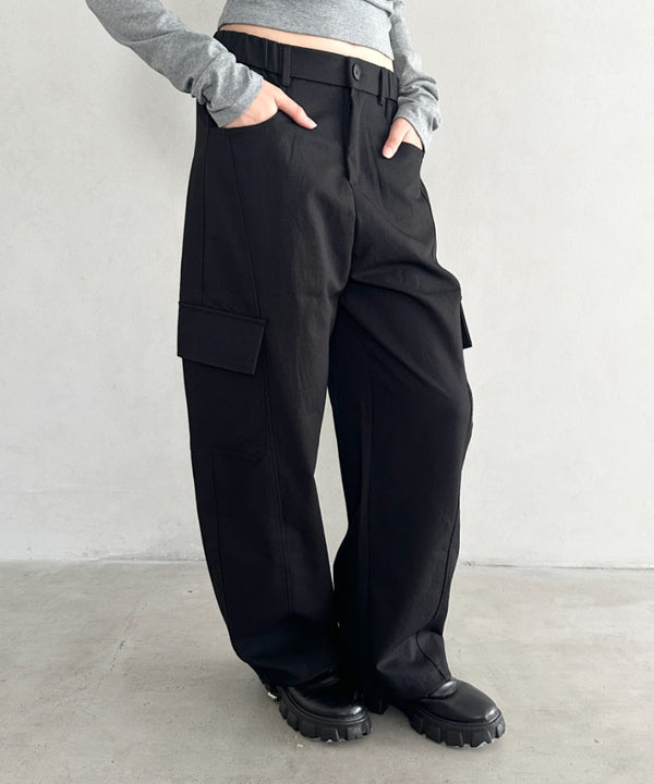 ポケットマルチワイドカーゴパンツ | BA2256051 | ブラック